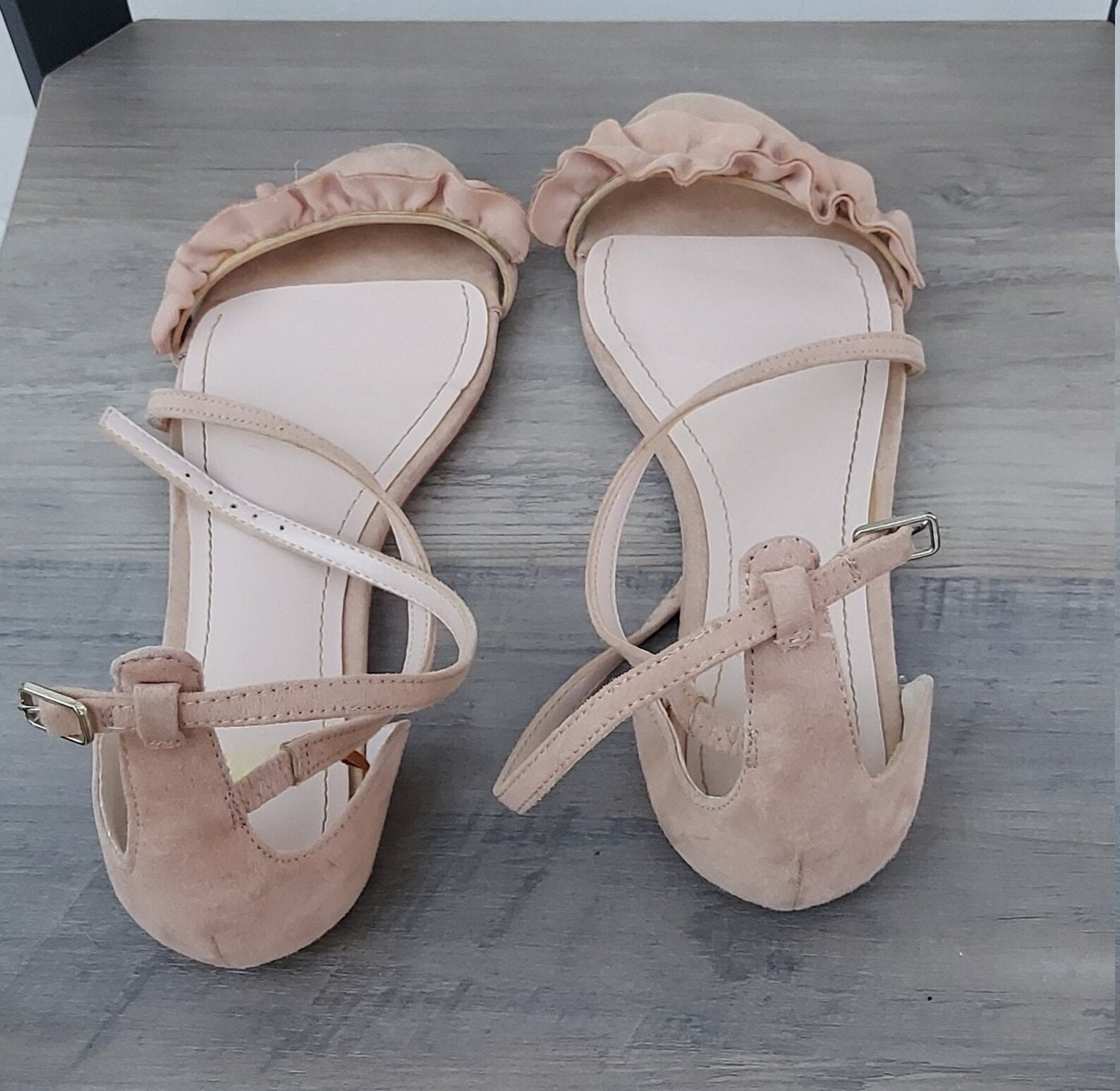 Very Well Worn / Used Ladies Woman Pink Sandals UK 3 / EU 36 | Etsy