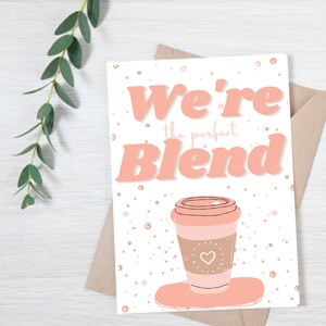 Modello di download digitale per carta speciale per qualcuno Caffè
