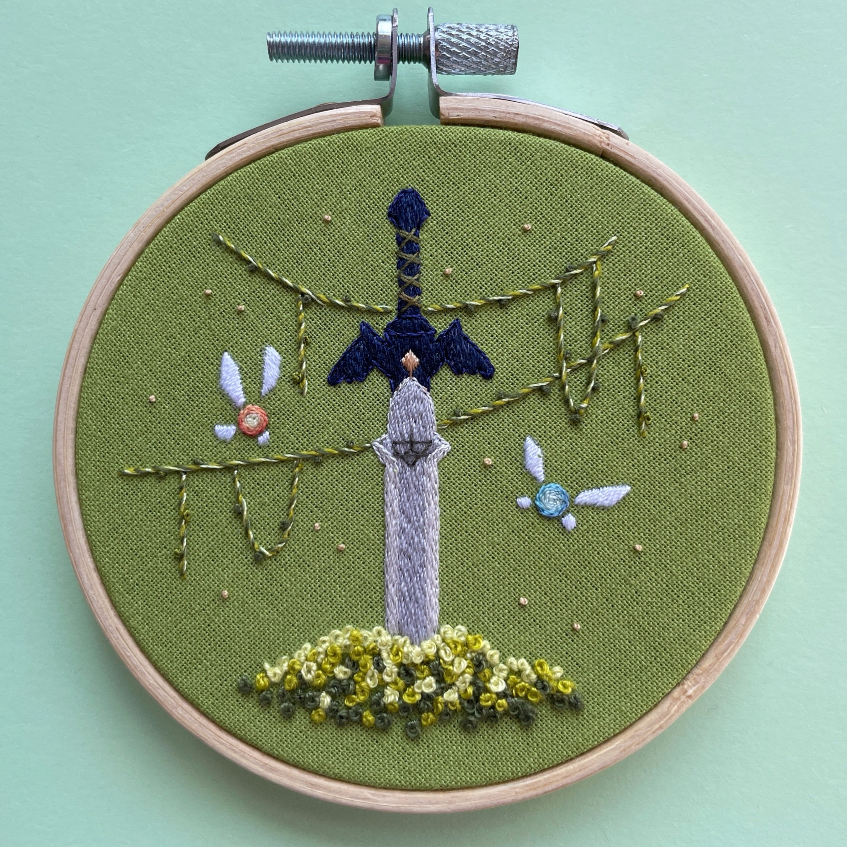 Zelda Sword Hand Embroidery Pattern - Etsy