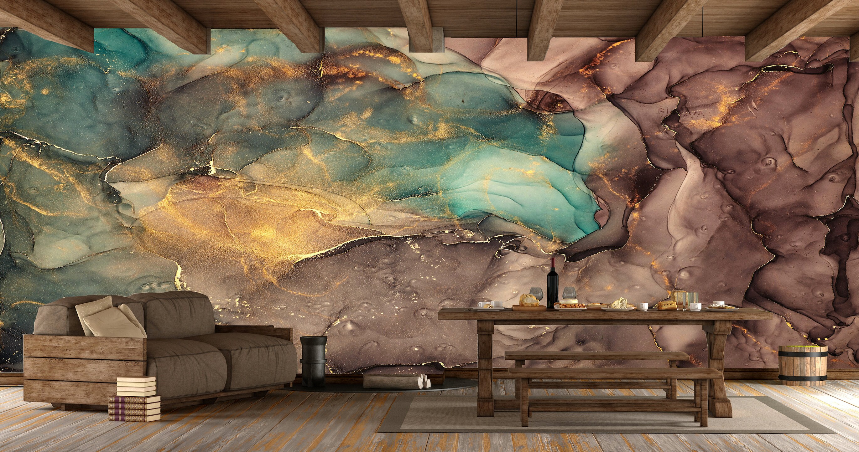 3D Wallpaper Marble Wallpaper Marble Wall Mural Marble Etsy