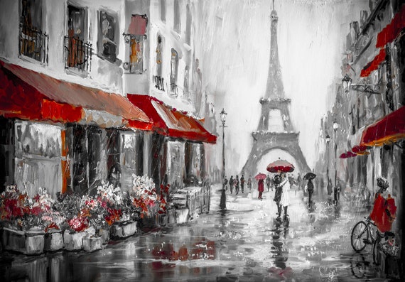 Paris Wallpaper Oil Painting Decor Peel and Stick 3D - Etsy Norway Paris Wallpaper Oil Painting Decor Peel and Stick 3D - Etsy Norway