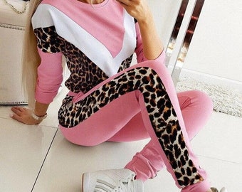 Unisex Sportswear Multicolor Graphic Long Sleeve Sweatsuits Women Men Trendy 2 Piece Outfits Jogging Suit Set