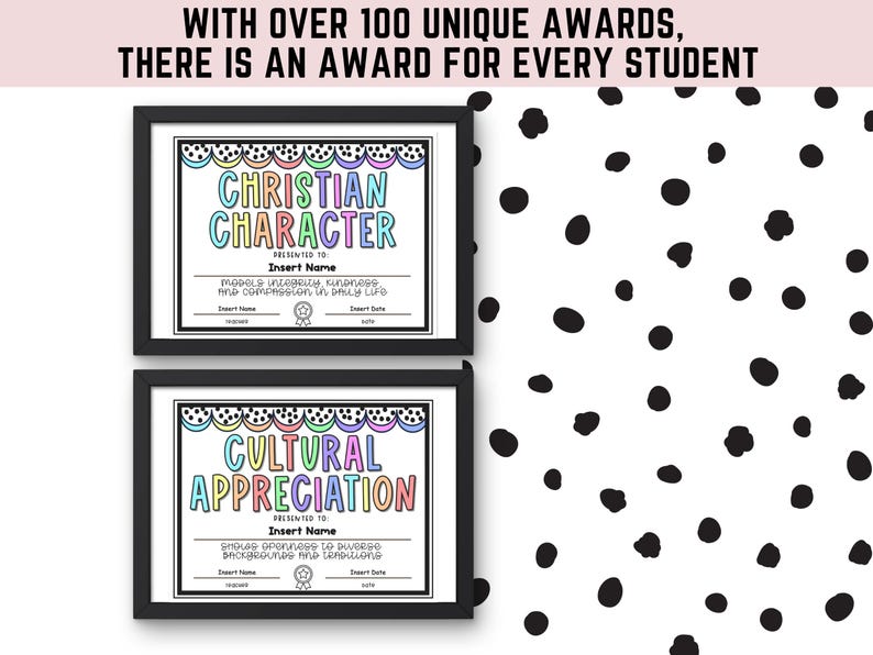 End of Year Classroom Awards Editable | 100+ Student Certificates ...
