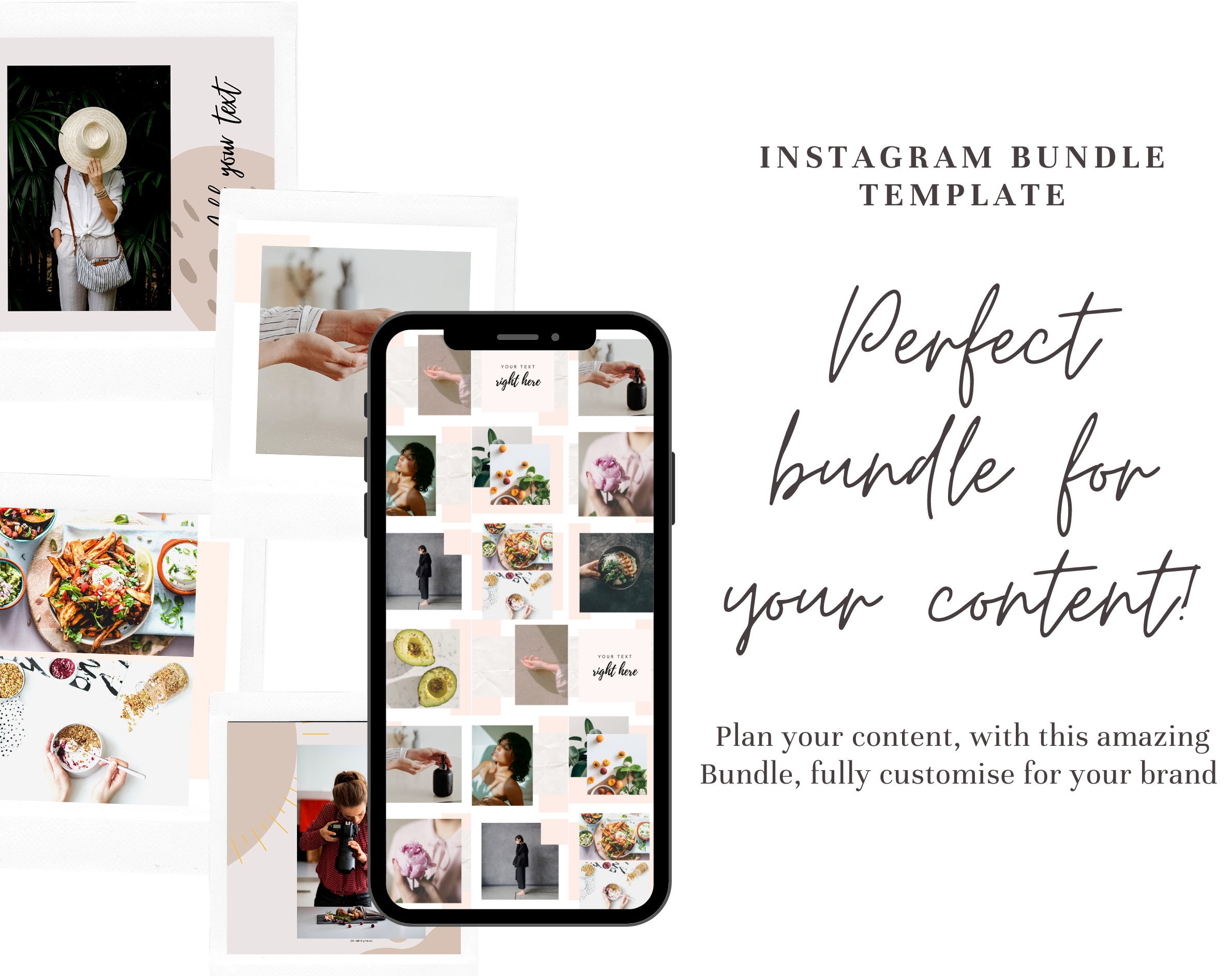 Instagram Bundle Canva Template | Instagram Puzzle Canva Template ...