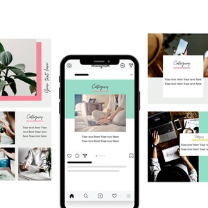 Canva Color Pop Template Instagram Canva Template Story - Etsy