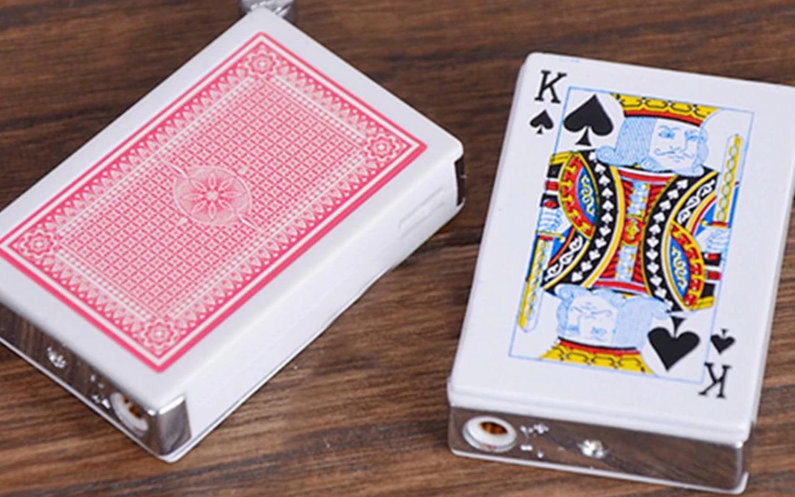 Playing Cards Trick Electric Shock Lighter Etsy