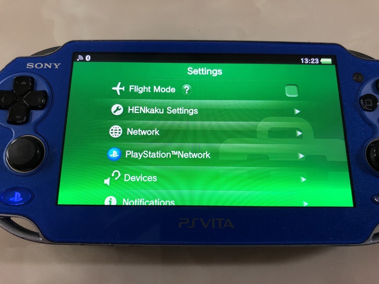 PS Vita Blue CFW 3.60 Henkaku and Enso OLED Screen 128gb Etsy