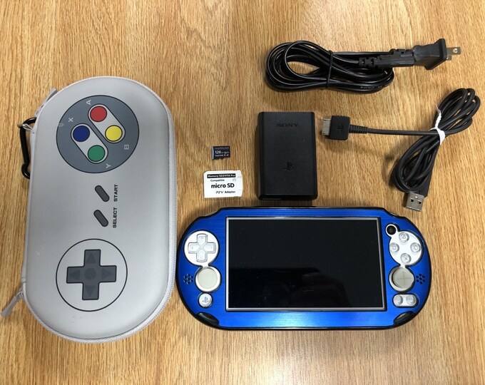 PS Vita slim, CFW 3.60 Henkaku Enso Firmware, 128gb Sd2vita High Memory