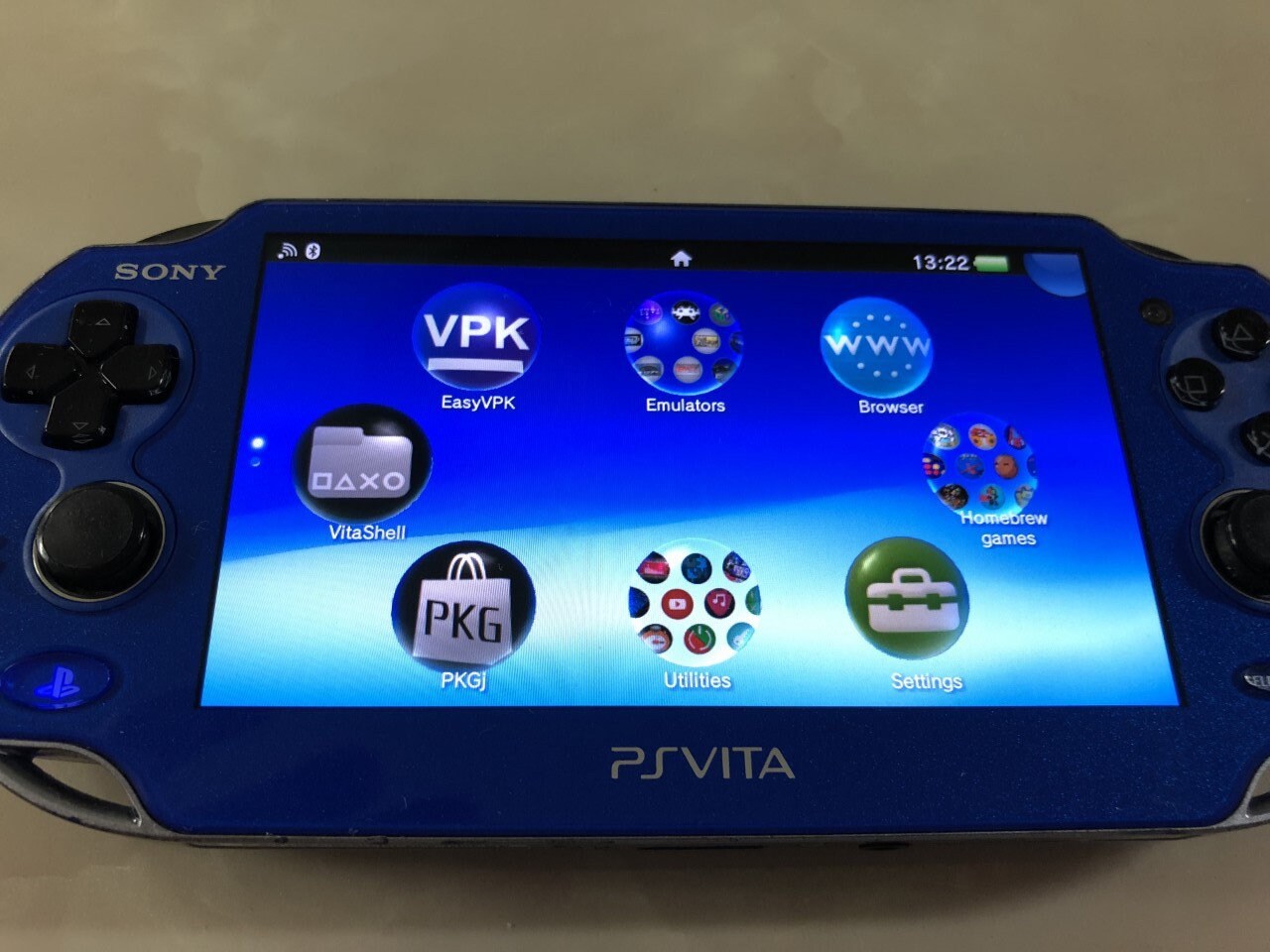 PS Vita Blue CFW 3.60 Henkaku and Enso OLED Screen 128gb Etsy