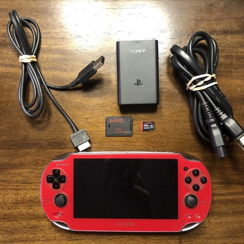 PS Vita, White (custom With Black Buttons), CFW 3.60 Henkaku