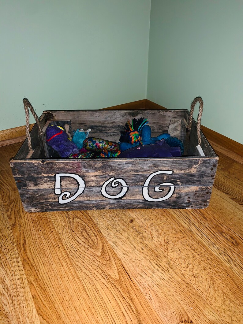 Handmade Dog/cat Toy Box Storage Etsy
