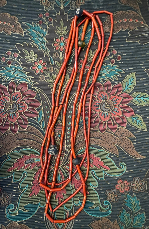 f18 layered bead necklace - Gem