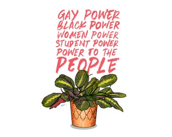 Power to the People Art Print