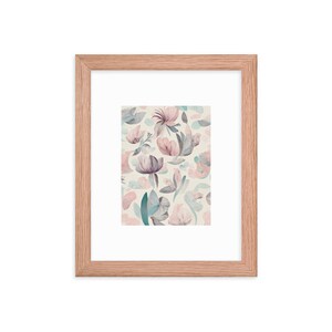 Tapiz botánico - Arte IMPRIMIBLE - Patrón neutro - Colores pastel - Descargable - Arte digital - Granja - Decoración campestre francesa