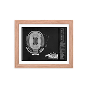 Poster Lambeau Field, Blueprint Black, Vintage Wall Art, NFL, Green Bay Packers, Frozen Tundra, Gift PRINTABLE, DIGITAL Download, Minimalist