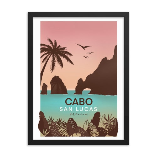 cabo travel poster