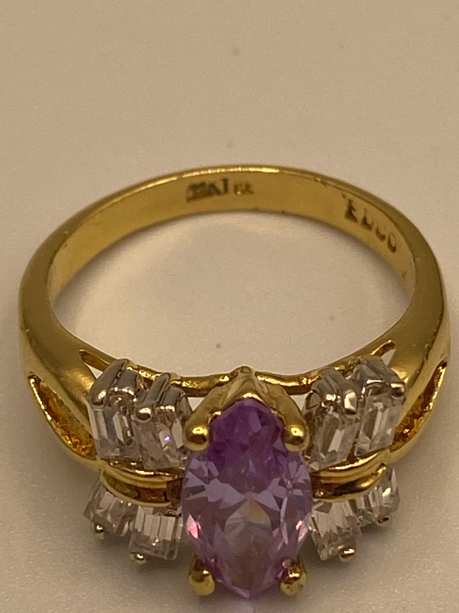edco amethyst gemstone rings