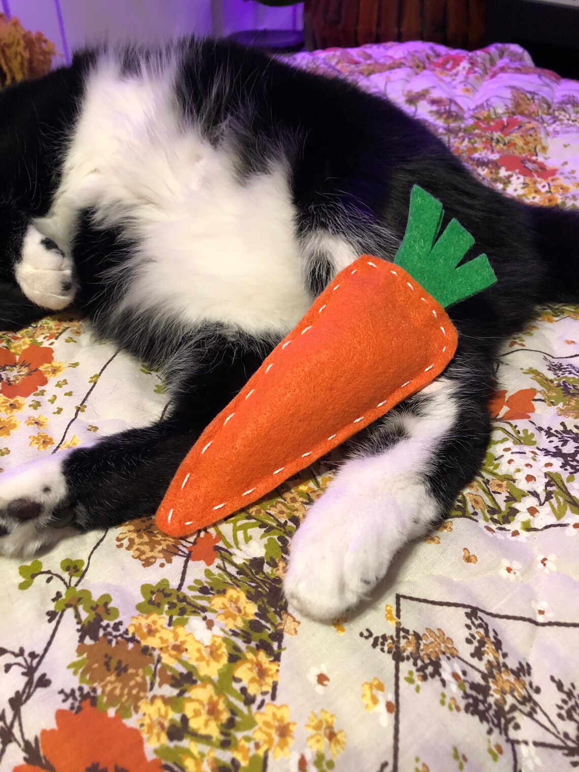 Carrot Catnip Toy Etsy