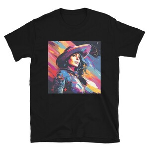 Space Cowgirl Disco Cowgirl Rodeo Aesthetic Festival T-Shirt