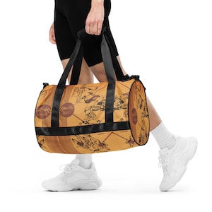 Pee Chee Yellow Vintage Folder Retro Classics All Over Print All-over Print Gym Bag