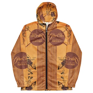 Pee Chee Folder Vintage All-Over Print Men’s Windbreaker Jacket