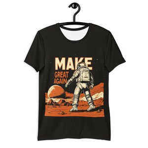 Musk vs. Trump atletisch T-shirt mannen, Maga vs. Mars Trump vs. Musk Shirt, T-shirt politieke meme, Trump Musk grappige meme merchandise