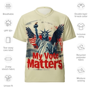 My Vote Matters T-Shirt Recycled Unisex Jersey