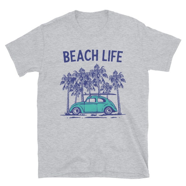 Beach Life Surf Sea Sail Fun Short-Sleeve Unisex T-Shirt