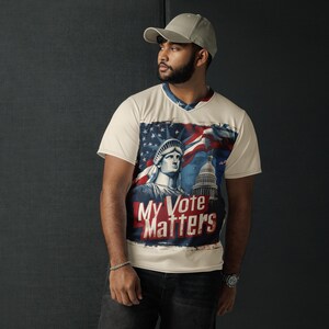 Politics Supporters Presidential Elections My Vote Matters T-Shirt Recycled Unisex Jersey