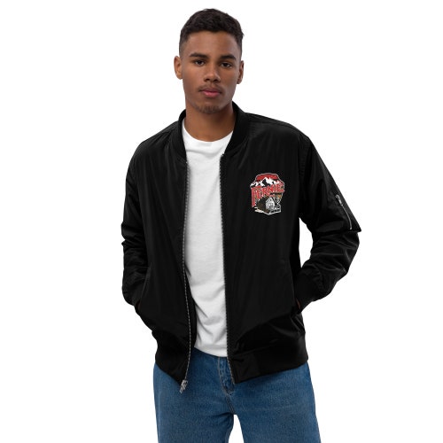 Fernie shops BC Canada Ski Resort Premium Recycled Bomber Jacket