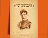 Royal flying corps RFC flying aces of WW1 Edward Mannock A3 A4 8X10 poster print