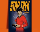 Star Trek Uhura original art Nichelle Nichols The original series A3 A4 8 x 10 quot poster Print - UNFRAMED ART