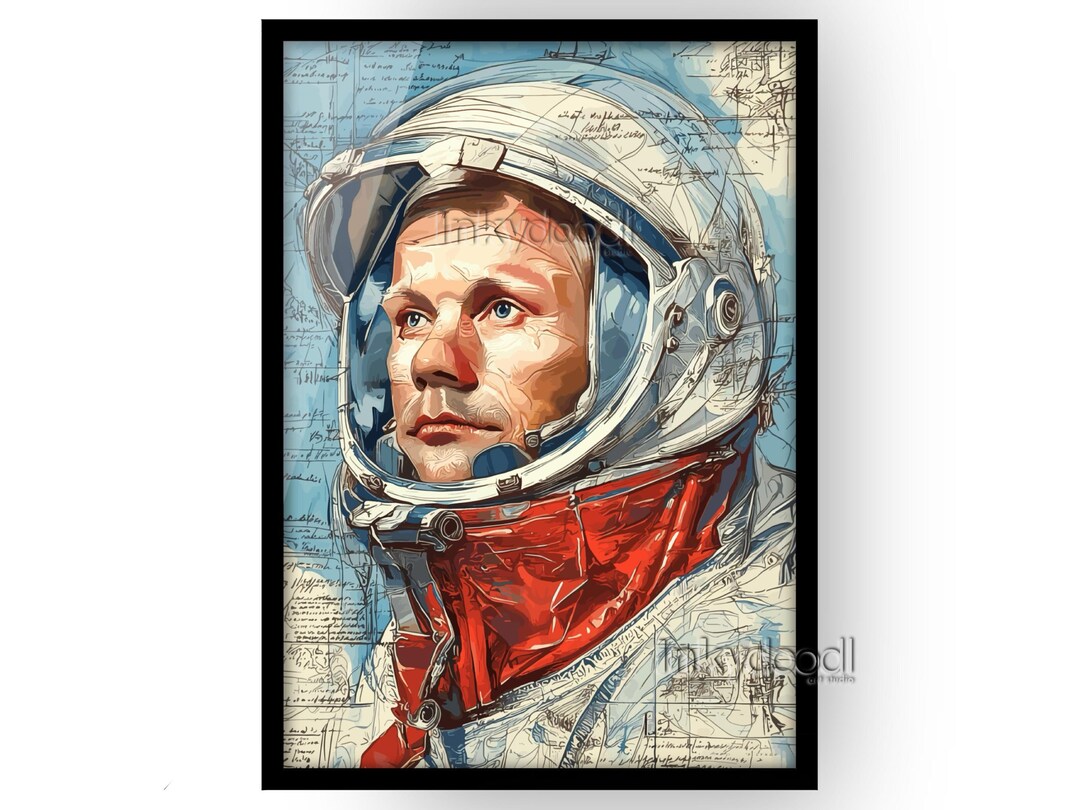 Neil Armstrong, Apollo 11 Moon Landing Print, Framed Art or Canvas ...