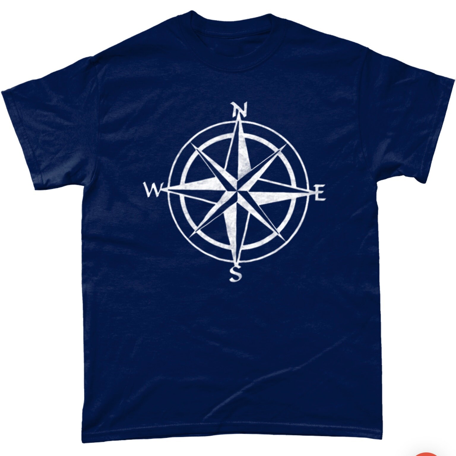 Nautical compass tshirt mens tshirt unisex tee Etsy