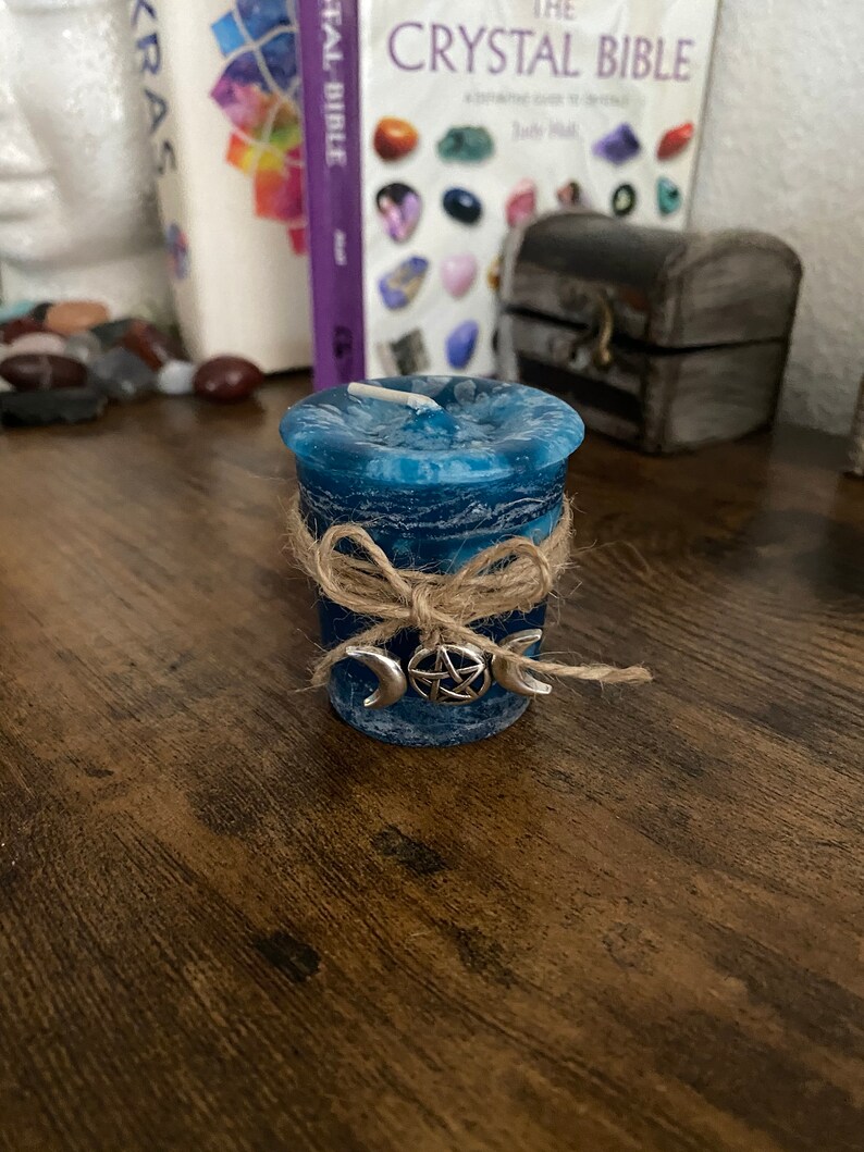 Charmed Crystal Journey Reiki Infused Incense Candle Etsy