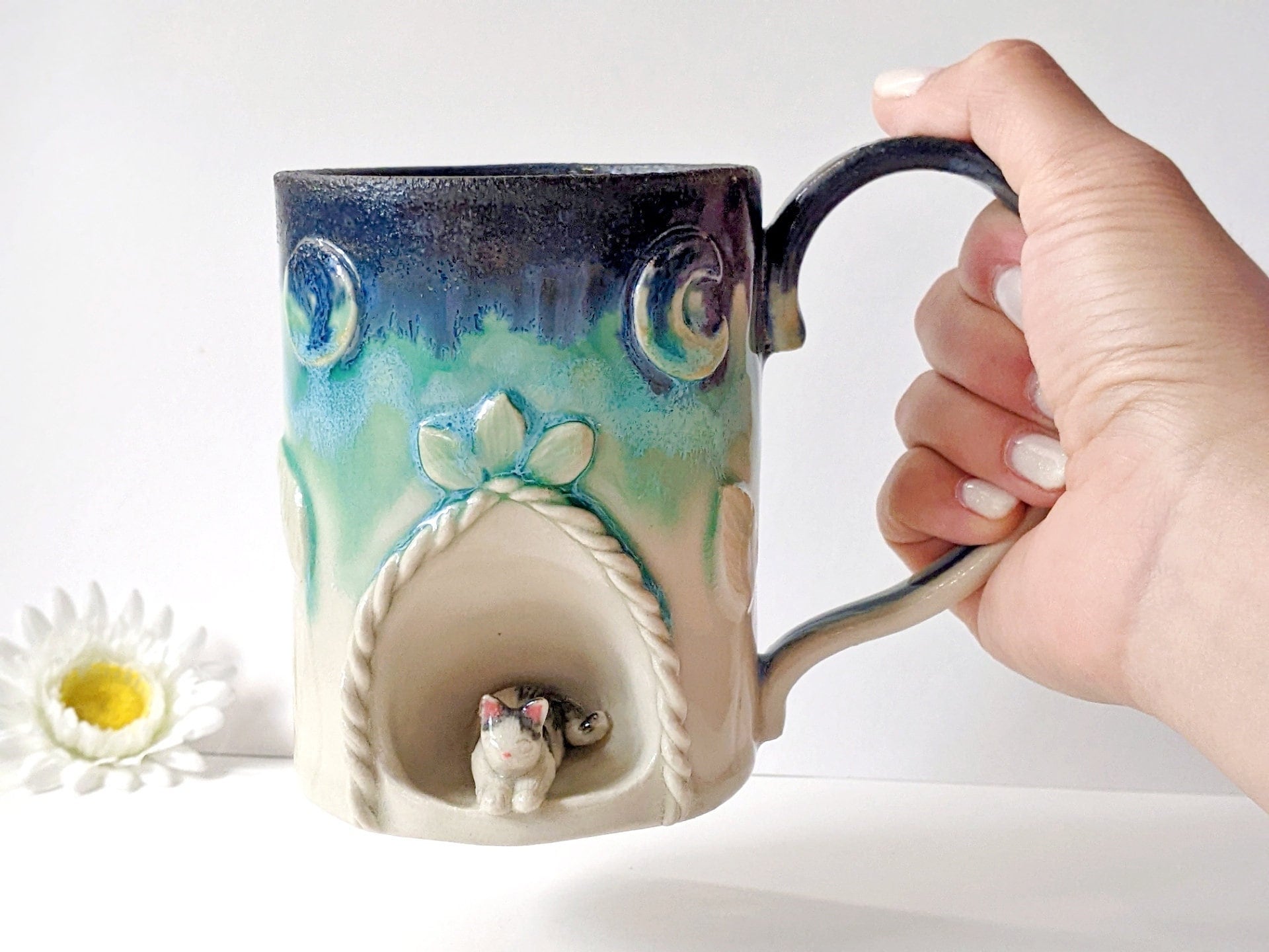 Ceramic Mug, Handmade Espresso Cups, Cat Mug, Funny Mug, Pottery Handmade  Cup, Kids Cup, Stoneware Mug, Clay Mug, Funny Cat Cup, Animals Cup 
