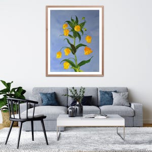 Acrylic Flower Painting - Digital Download