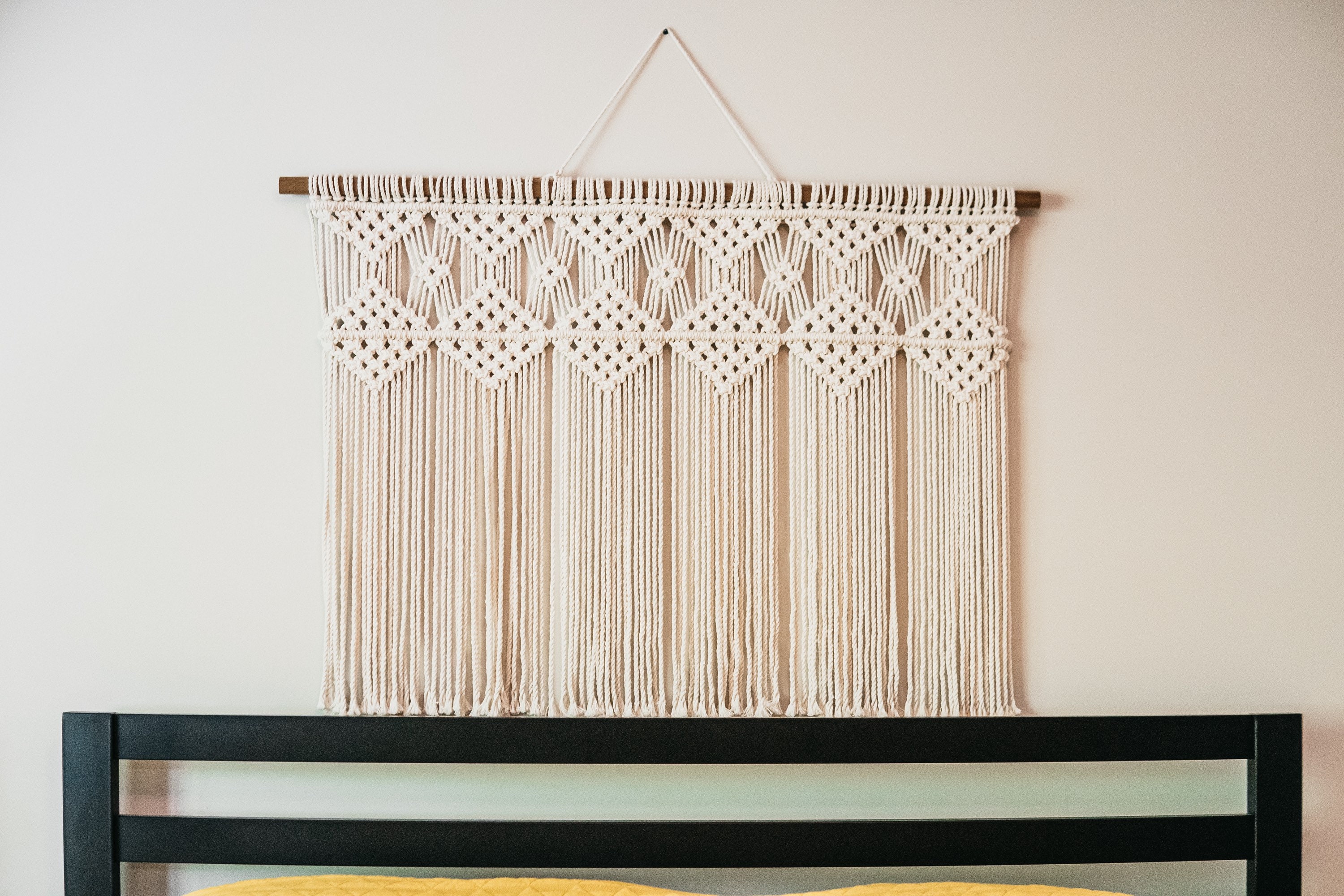 Macrame Headboard The Rachel Extra Large Macrame Etsy