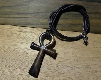 Ankh Pendant In Ebony