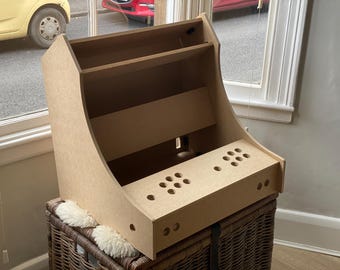 24” Bartop Arcade Cabinet Design Plans with Fusion360 CAD Project File and DXF RetroPie MAME Gaming