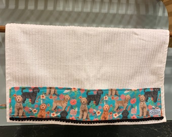 Golden Doodle kitchen/bar towel