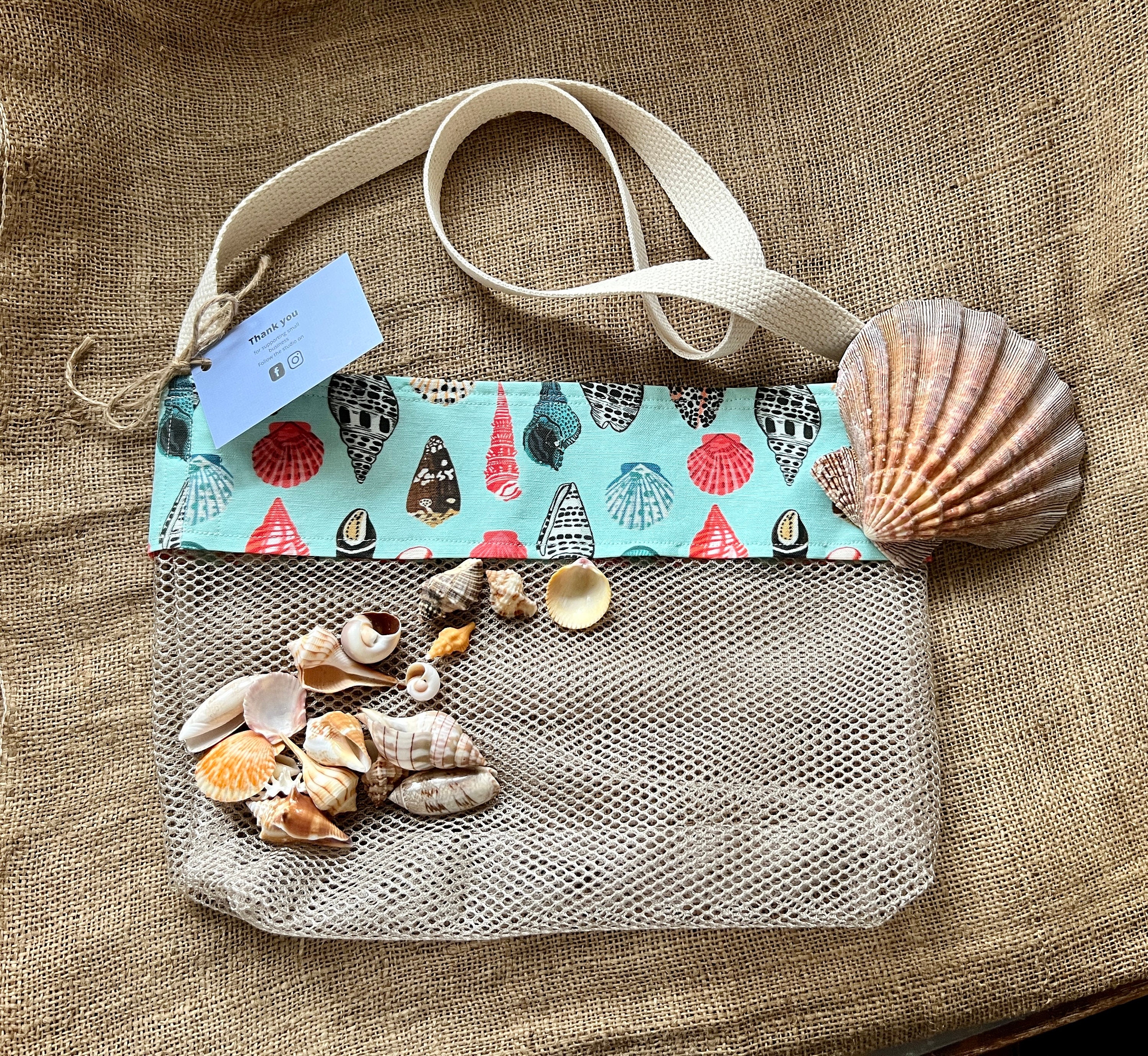 Large Shell Collecting Bag Etsy Ireland