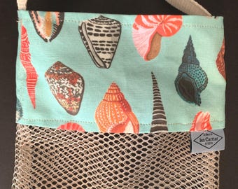 Shell collecting bag, beach bag