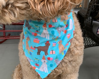 Birthday party dog bandana