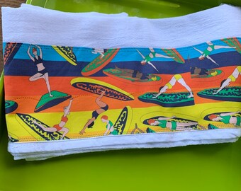 SUP-Stand Up Paddle board yoga/SUP yoga tea towels
