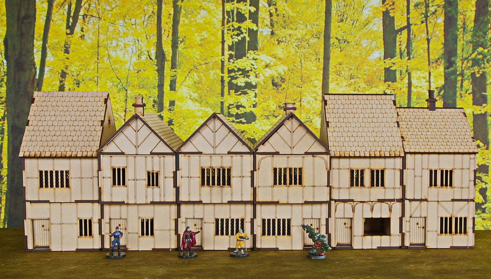 Six Tudor Style, Timber Framed Buildings for Wargames, TTRPG, Fantasy ...