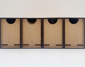 Kallax Card Drawers . - Laser Cut/CNC digital SVG File - for card collections and LCGs, Arhkam, Magic Gathering, Legendary etc