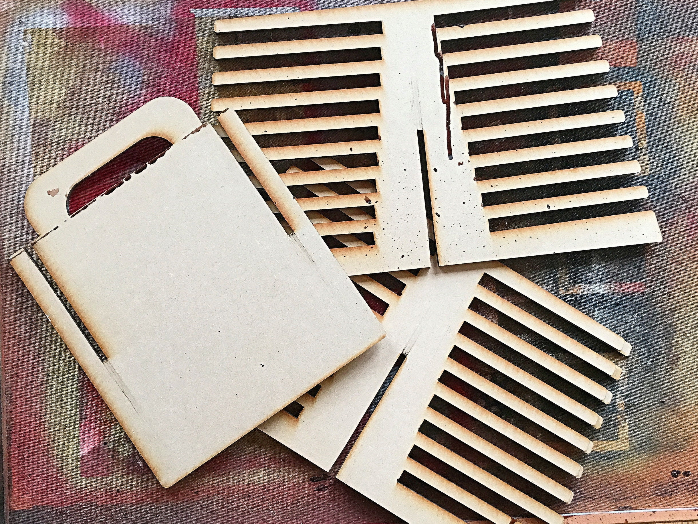 Large Drying Rack for Painting/staining Boards SVG Etsy