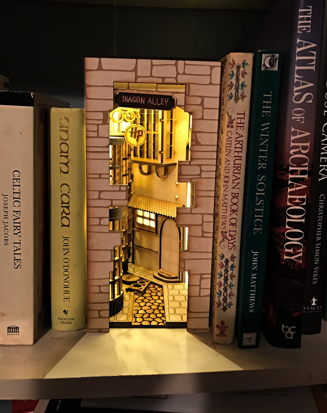 Diagon Alley Inspired Book Nook Magic Alleyway Laser Cut or CNC Digital SVG File Etsy