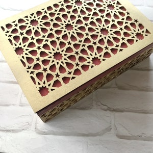 A4 / Letter Sized Box Fancy Outer   -  SVG - Glowforge / Laser Designs SVG Instant Download - Ready to Cut